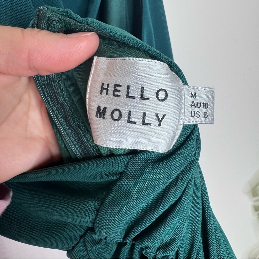 Elegant Hello Molly Green Halter Dress XS/Small best - Picture 7 of 7